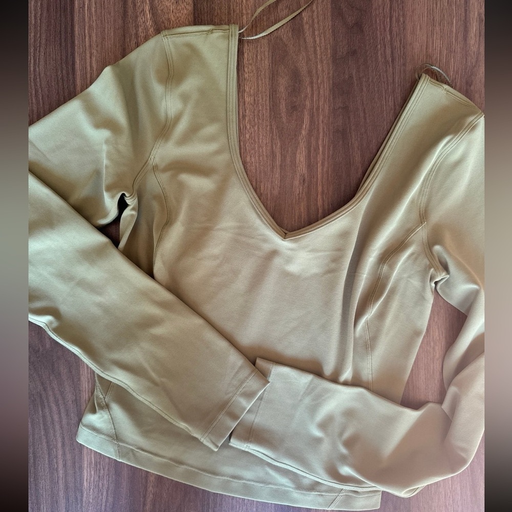 Lululemon Long Sleeve Align Shirt in Green
